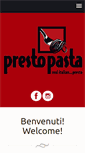 Mobile Screenshot of prestopasta.com